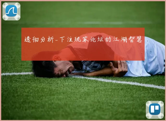 透彻分析_下注玩家论坛的江湖智慧